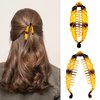 18 Pieces Banana Hair Clips Hair Comb Clips Classic Banana Clips Plastic Twist Hair Side Combs Accessories with 11/29 Teeth Ponytail Banana Hair Clips for Women Girls