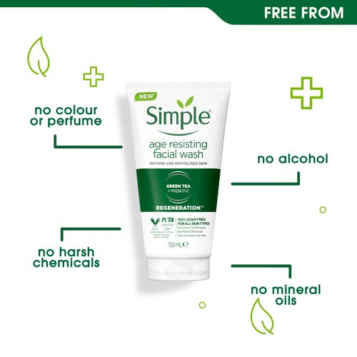 Simple Regeneration Age Resisting Facial Wash 150 ml