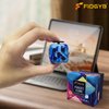 FIDGYB 2PCS Cube Fidget Stress Relief Toy for Adults & Kids, Smooth, Quiet Sensory Toy for Anxiety, Focus & ADHD Idea[Camo+LGB][2PCS]