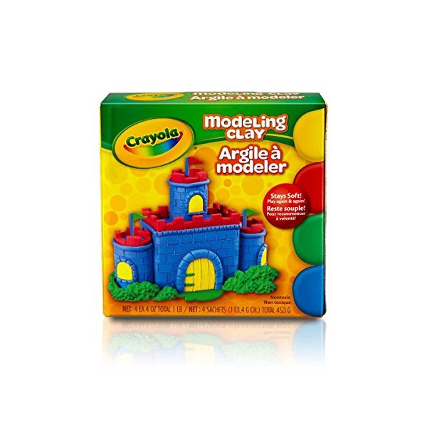 Crayola Modeling Clay 4 ounces ( Pack of 6)