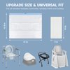 Commode Liners with Absorbent Pads Pack of 30 Portable Toilet Bags with Gel for Bedside Commode Chair Bucket, Camping Toilet- Leakproof, Universal Fit