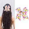 Back to School Hair Clips Bow Hair Clips Polka Dot Big Bow Hair Accessories for Women Girls Pencil Bows Hair Clips First Day of School Welcome Party Favors White Pink Yellow 1PCS