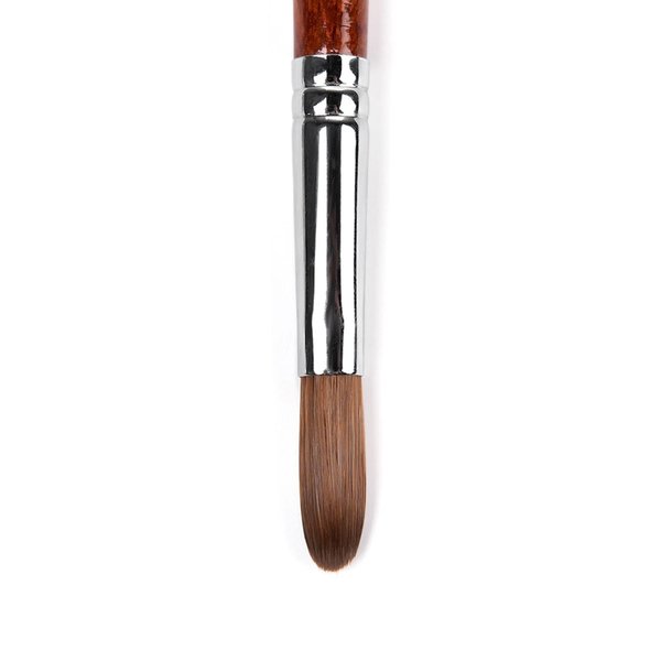 KADS Kolinsky Sable Acrylic Nail Art Brush Red Wood Pen Nail Brush for Nail Art Manicure Tool (18#)