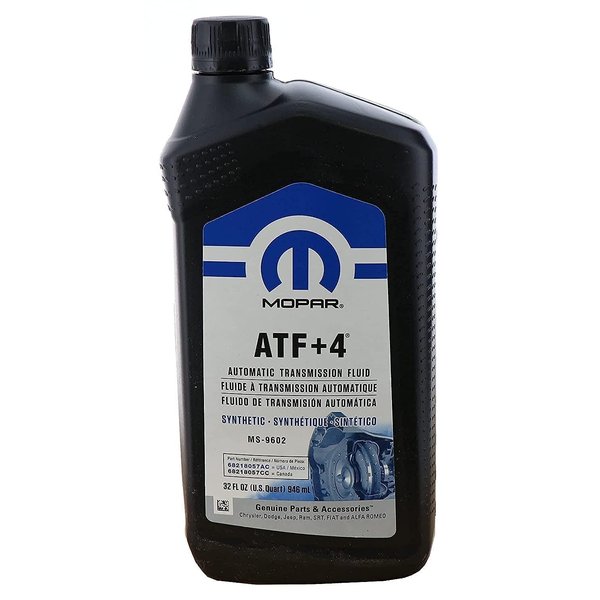 Chrysler (68218057AC) Genuine Mopar Fluid ATF+4 Automatic Transmission Fluid - 1 Quart, 32 Ounces
