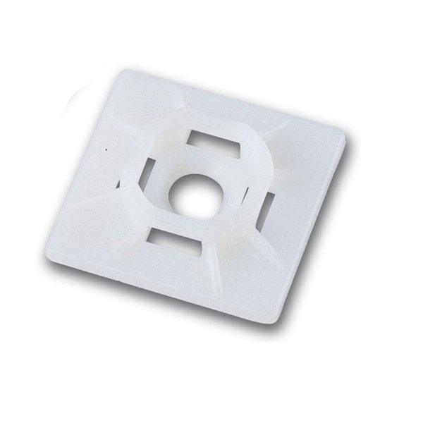 ANCOR MARINE GRADE 199231 Cable Tie Mount, Natural, 8 Screw, 25pc