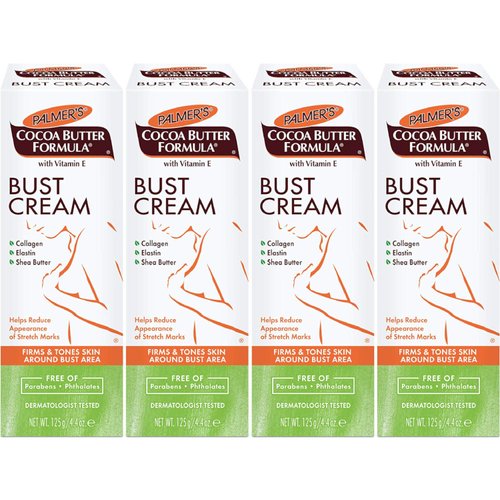 Palmer's Cocoa Butter Formula Bust Cream 4.40 oz (Pack of 4)