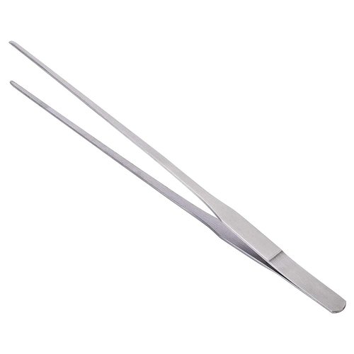 MMOBIEL Stainless Steel Tweezers/Tong 38 cm / 15 inch Extra Long with Precision Serrated Tip for Auqua scaping, Garden work, Cooking, Industrial work, Laboratory Use.