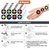 Paper Record Music Note Rock And Roll 50s Disco Temporary Tattoos 88 PCS Theme Birthday Party Decorations Favors Supplies Decor Cute Tattoo Stickers Gifts for Boys Girls Kids School Prizes Christmas