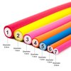 30 Pcs Soft Foam Hair Curlers - 1.8cm Diameter Heatless Twist Curling Rods for Perms and Hair Styling, 9.45 Inch