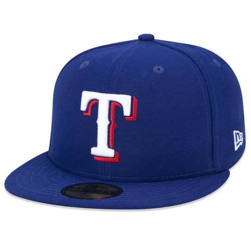 New Era 59FIFTY Texas Rangers MLB 2017 Authentic Collection On-Field Game Fitted Cap,Dark Blue,7.625