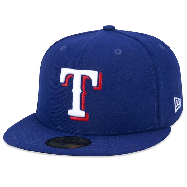 New Era 59FIFTY Texas Rangers MLB 2017 Authentic Collection On-Field Game Fitted Cap,Dark Blue,7.625