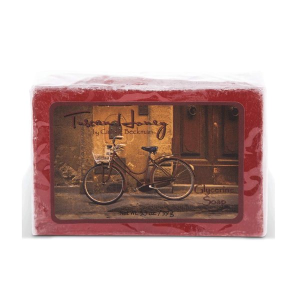 Camille Beckman Tuscan Honey Scented Glycerine Bar Soap for Hands, Face and Body, 3 Bars at 3.5 Ounces Each