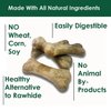 Bonies Natural Breath and Dental Formula Large-Sized Single Bone - All-Natural Ingredients, Fresh Breath, Cleans Teeth, Low Calories, Chicken Flavor, 5 Bones