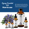 uh*Roh*Muh Organic Hyssop Essential Oil with Fresh Floral Scent, 100% Pure & Natural Essential Oil for Aromatherapy, Home Essential Diffuser Oil - USDA Certified Organic 15ml