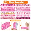 48 PCS Western Cowgirl Party Favors 24PCS Tattoos Stickers 24PCS Slap Bracelets Wristbands Perfect for Themed Birthday Baby Showers or Classroom Rewards Ideal Decor and Gifts for Girls and Boys