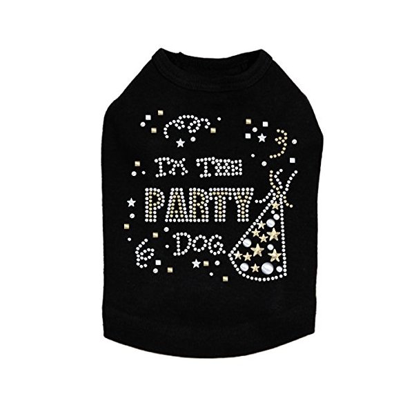 Party Dog Dog Shirt XL BLACK
