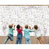 Wiooffen 2pcs Giant Thanksgiving Coloring Tablecloth Posters Activity 82”x 47” for Kids, Autumn Big Fall Paper Color-in Poster Table Cover Arts and Crafts for Kids Preschool Kindergarten Classroom