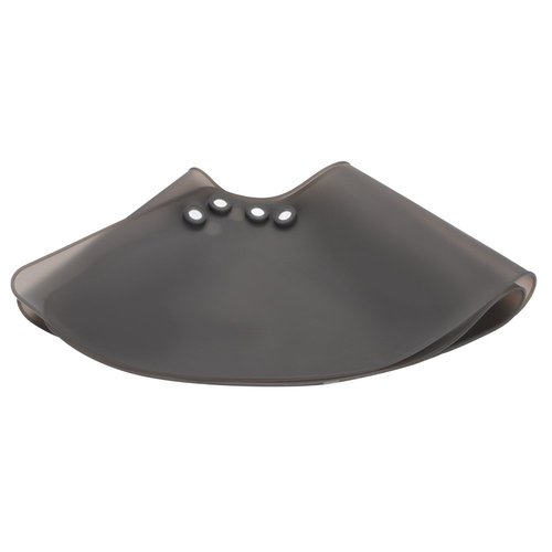 Hair Cutting Collar, Waterproof Haircut Cape Hair Cutting Cape Neck Fitting Accessories Hair Shawl Neck Guard Wrap Magnet Clasp Design Hair Dye Silicone Pad Haircut Neck Apron(Grey)