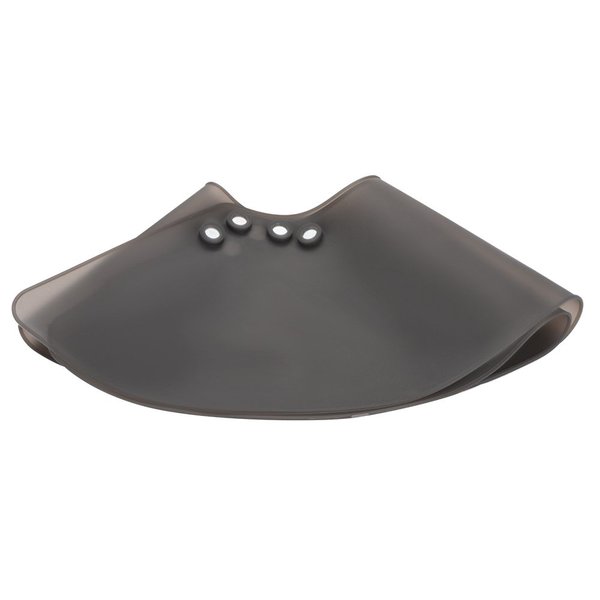 Hair Cutting Collar, Waterproof Haircut Cape Hair Cutting Cape Neck Fitting Accessories Hair Shawl Neck Guard Wrap Magnet Clasp Design Hair Dye Silicone Pad Haircut Neck Apron(Grey)
