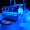 Five Oceans LED Companion Way Light, 4 Pack Marine Courtesy Lights, Square Light for Boat Interior, Deck, Cockpit, Blue LED, for Pontoon, Fishing Boat, Bass Boat, Yacht, Sailboat, RVs - FO4002-M4