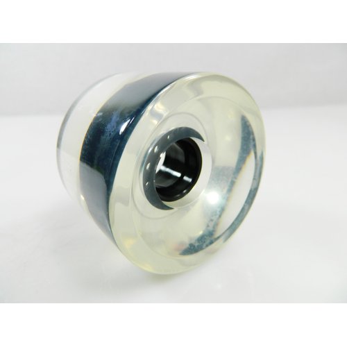 70mm Pro Longboard Skateboard Wheels Solid Gel Colors (Gel Clear)