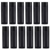 20PCS 4.5ML 0.15oz Empty Oval Plastic Refillable Lip Gloss Tubes Holder Lipstick Lip Balm Containers For Make Up Deodorant Crayon DIY Pipe Bottle Case (Black)