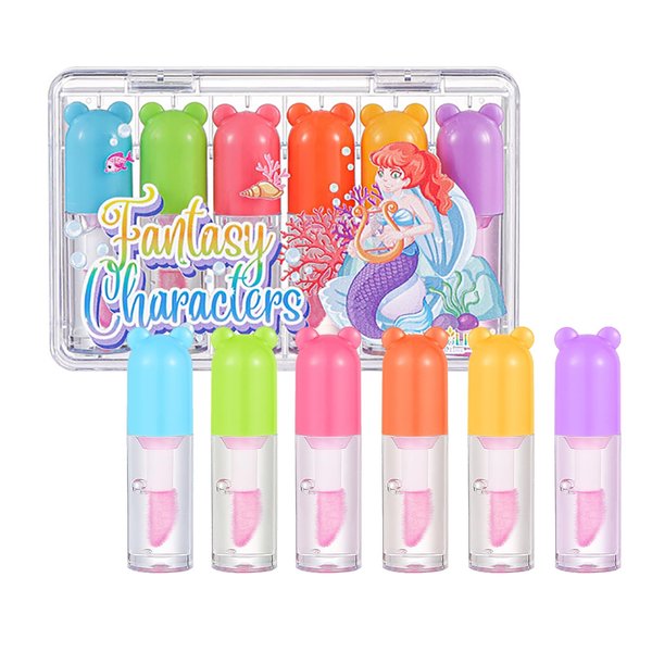 Lip Oil Tinted, Joyeee 6pcs Moisturizing Lip Glow Oil Plumping Lip Gloss Non-sticky Lip Plumper Tinted Lip Balm Lip Care Make Up Gifts for Women Gilrs Daily Lip Care Repairing & Lip Makeup