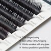 BL Lashes Eyelash Extensions, Laser Mink Classic Synthetic Lashes, 0.15 Thickness, C Curl Mix(7~14mm), Natural Semi Permanent Eyelashes, Longer-lasting Eyelash Extension Supplies C Curl Mix (7~14mm)