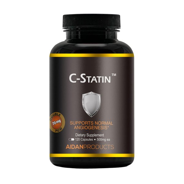 Aidan Products C-Statin Support for Normal Angiogenesis* | Clinically Studied Proprietary Extract (120 Capsules)