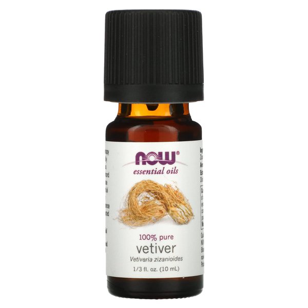 Vetiver Essential Oil Now Foods .33 fl oz (10 ml) Oil