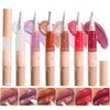 6 Colors Shimmer Lip Gloss Set, High Shine Glitter Lipstick with Soft Brush, Long Lasting Plumping Lipgloss, Hydrating, Moisturizing, Non-Sticky and Lightweight Formula for Lip Color, Iridescent