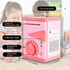 Kids Piggy Bank for Girls, Kids Safe with Password Lock, ATM Piggy Bank and Money Bank with Auto Grab Bill Slot, Toy Safe Birthday Gifts for 3 4 5 6 7 8 9 10 Years Old Children Teens Toddler (Pink)