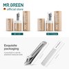 MR.GREEN Oblique Toenail Clipper Stainless Steel Pedicure Tools Good at Cutting Thick and Hard Nails Professional Ingrown Nail Cutter (Nail Clipper+Nail File)