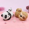 FUYU Cute Cartoon Animal Panda Sloth Piggy Bank Money Box Decoration
