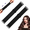 Ranjaner 2pcs Elastic band for Wigs Black Adjustable Nonslip Wig Elastic Bands, Glueless Wig Elastic Straps Accessories for Sewing Making Wigs