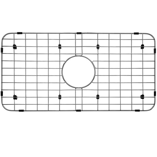 Serene Valley Sink Bottom Grid 24-1/8" x 12-5/8", Centered Drain with Corner Radius 1-1/2", Sink Protector NLW2412C