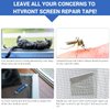 HTVRONT Window Screen Repair Kit Tape - Super Wide(4inX10FT) Screen Patch Repair Kit, Breathable, Strong Adhesive Fiberglass Covering Mesh Tape for Window Door Tears Holes (Silver-Gray)