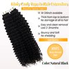 Human Hair Extensions Tape in Kinky Curly Real Hair Extensions 16 inch 3C Tape on Extensions for Black Women 20 Pieces 50 Gram Curly Remy Hair Double Sided Tape ins