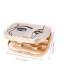 JYHi False Eyelash Storage Case with Mirror Lash Organizer Holder Box Empty Makeup Cosmetic Travel Case and Eyelash Tweezers Lash Container (Gold)