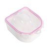 2pcs Nail Soaking Bowl Soak Off Bowl Manicure Bowl Nail Soaking Tray Soak Off Acrylic Nail Remover Dip Powder Removal Kit Nail Polish Remover Bowl Acetone Soak Off Bowl for Home Nail Salon Supplies
