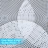DAJAVE 40 Pack Round Plastic Canvas Mesh Sheets, 6 Inch White Plastic Mesh Sheet, Plastic Canvas and Embroidery Tools for Embroidery Crafting
