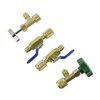 Wisepick R290 and R600A Charging Hose and Gauge Set with Can Tap and Shut Off Valves