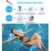 【4 Pack】 Inflatable Pool Floats Hammock, Water Hammock Lounges, Multi-Purpose Swimming Pool Accessories(Saddle, Lounge Chair, Hammock, Drifter) Suitable for Swimming Pool, Beach, Outdoor