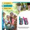 Walkie Talkies for Kids, Long Range Walky Talky, Two Way Radio Kid Toy, Birthday Gift for 3-12 Year Old Girl, Boy and Family for Outdoor, Camping, Hiking Blackgreen