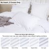 100% Washed Cotton Euro Shams with Ruffle, 2 Pack 26" x 26" Cotton Euro Sham Pillow Covers, No Insert, Ultra Soft Decorative Farmhouse Pillow Covers for Bed Sofa, White