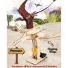 Poraxy 4 Pack Dinosaur Toys for Kids 8-12, STEM Kits, Boys Toys Age 8-10, 3D Wooden Puzzle Robotic Model, Educational Science Building Projects Crafts, Gifts for Boys Girls 8 9 10 11 12 13 Years Old