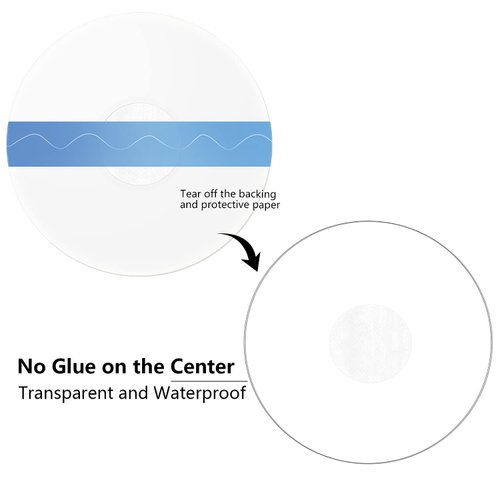 Eseige-Freestyle Sensor Covers-50 Pack Transparent Sensor Covers for Libre 2,3-Waterproof Adhesive Patches