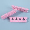 100PCS Toe Separators - Soft Foam Toe Cushions - Pedicure Toe Separators - Perfect for Nail Polish, Pedicure, Bunion Relief and Hammer Toe(pink, 100pcs)