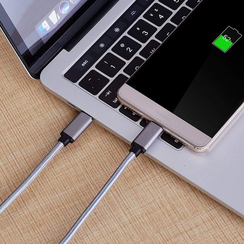 VOLT PLUS TECH Quick Charging Dual PDUSB-C Cable Works for DJI FPV Combo with 100W Power Delivery Certified. (1.M 3.3ft)!