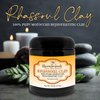 RESURRECTIONbeauty 100% Pure Moroccan Rhassoul Clay, Facial Mask & Hair Mask Powder, For Moisturizing Spa Mud Wraps & Conditioning Clay Shampoo, 8oz